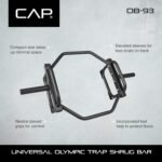 CAP Barbell Olympic Trap Bar and Shrug Bar for Deadlifts - Image 6