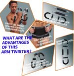 Arm Trainer – Multi-Functional Chest Workout Equipment for Men, Portable Twister Arm Trainer & Ab Machine, Full Body Fitness Equipment, Home Chest Press Machine - Image 3