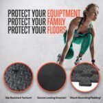Thick Puzzle Exercise Mat Foam Interlocking Tiles Protect Floors from Gym Equipment Exercise, Durable Non-Skid Texture, Kid Baby Family Safe Easy to Assemble - Image 5