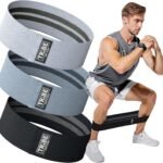 Fabric Resistance Bands for Legs - Workout Bands Resistance Bands for Men and Women - Booty Bands for Working Out - Exercise Bands Resistance Bands Set - Elastic Bands for Exercise