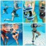 Sportneer Water Aerobics Pool Exercise Equipment Water Workout Combo Set Includes High Density Water Dumbbell Aqua Belt Water Ankle Weights for Aquatic Therapy Pool Fitness Water Exercise - Image 7