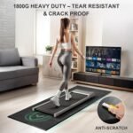 Foldable Treadmill Mat Walking Pads, Bike Exercise Equipment Mat, 1/4" Thick, 68"x24" Anti-Slip Waterproof Floor Protector for Carpet, Home Hardwood, Home Gyms, Workout Fitness Machines, Yoga, Gift - Image 4