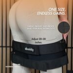 Hip Thrust Belt For Dumbbells Heavy, Kettlebells, Plates, Comfort Up to 400 LBS, Double Hook & Loop Booty Builder, Glute Workout Equipment for All Shapes, Use at Home or Gym. - Image 6