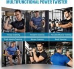 Adjustable Twister Arm Trainer with 4 Springs & Workout Guide, 6 Resistance Levels (40-110 lbs) – Portable Chest & Upper Body Strength Trainer for Men & Women, Home Gym Muscle Builder - Image 4