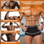 Arm Trainer – Multi-Functional Chest Workout Equipment for Men, Portable Twister Arm Trainer & Ab Machine, Full Body Fitness Equipment, Home Chest Press Machine - Image 4