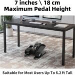 Under Desk Elliptical Exercise Machine with Remote Control & 12 Speeds, Quiet Elliptical Machine for Home Use, Ellipse Leg Exerciser as Seen on TV, Electric Leg Exerciser While Sitting for Seniors - Image 7